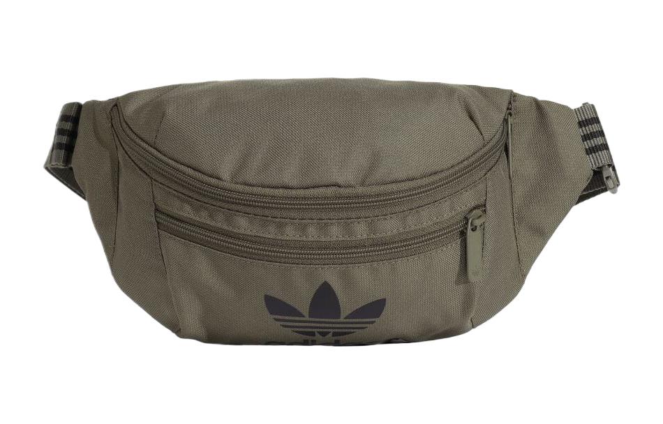

Adidas Originals Поясная сумка на одно плечо из переработанного полиэстера, стандартного размера, унисекс, оливковый цвет