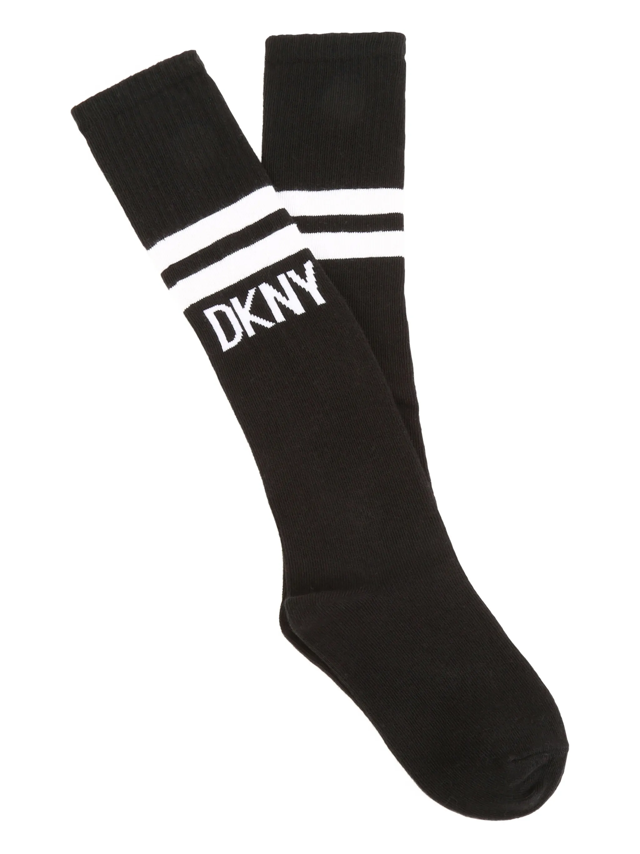 

Полосатые носки с логотипом Dkny Kids, черный