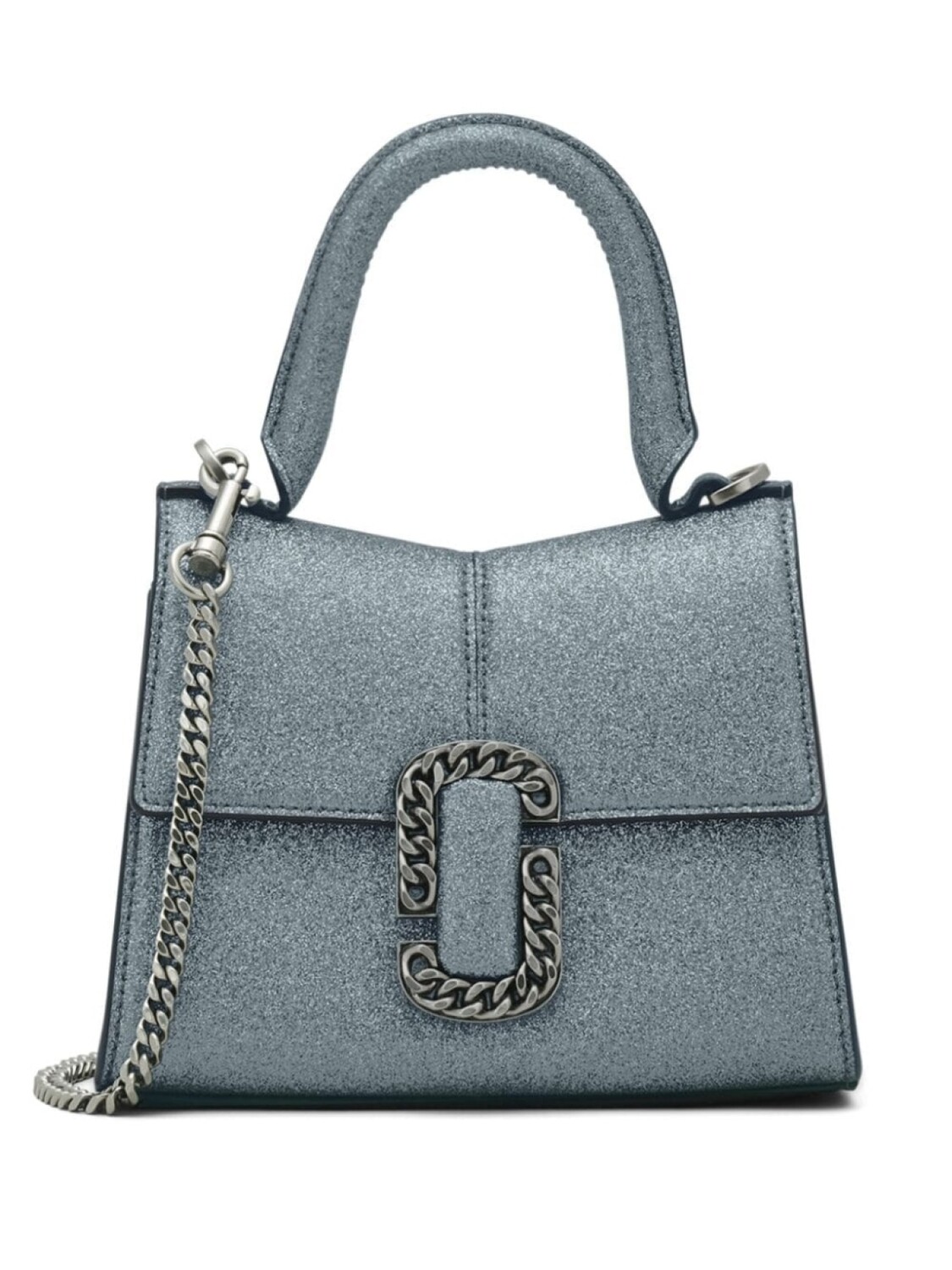 

Marc Jacobs мини-сумка через плечо St Marc с блестками, серый