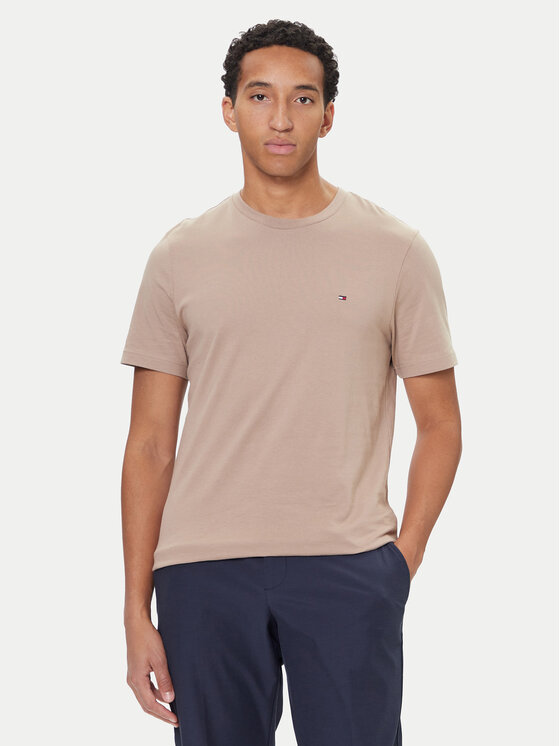 

Футболка regular fit Ess Seasonal MW0MW39995 Tommy Hilfiger, бежевый