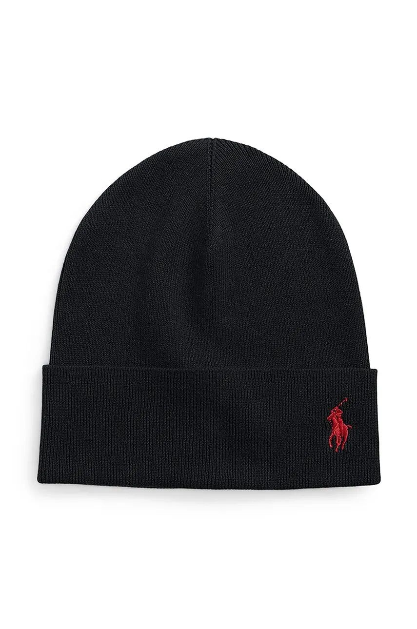 

Хлопковая кепка Polo Ralph Lauren, черный