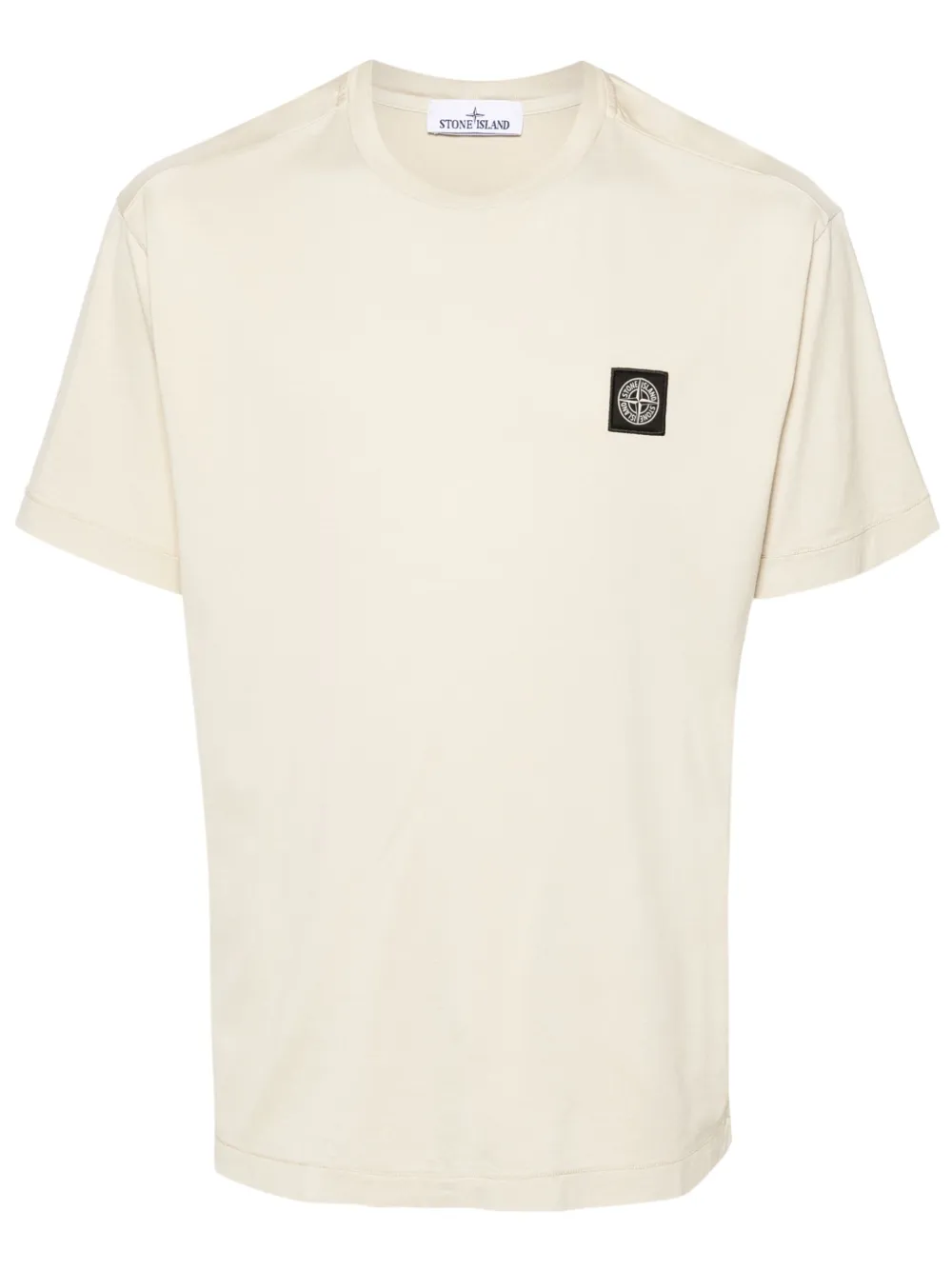 

Футболка с нашивкой Compass Stone Island, бежевый
