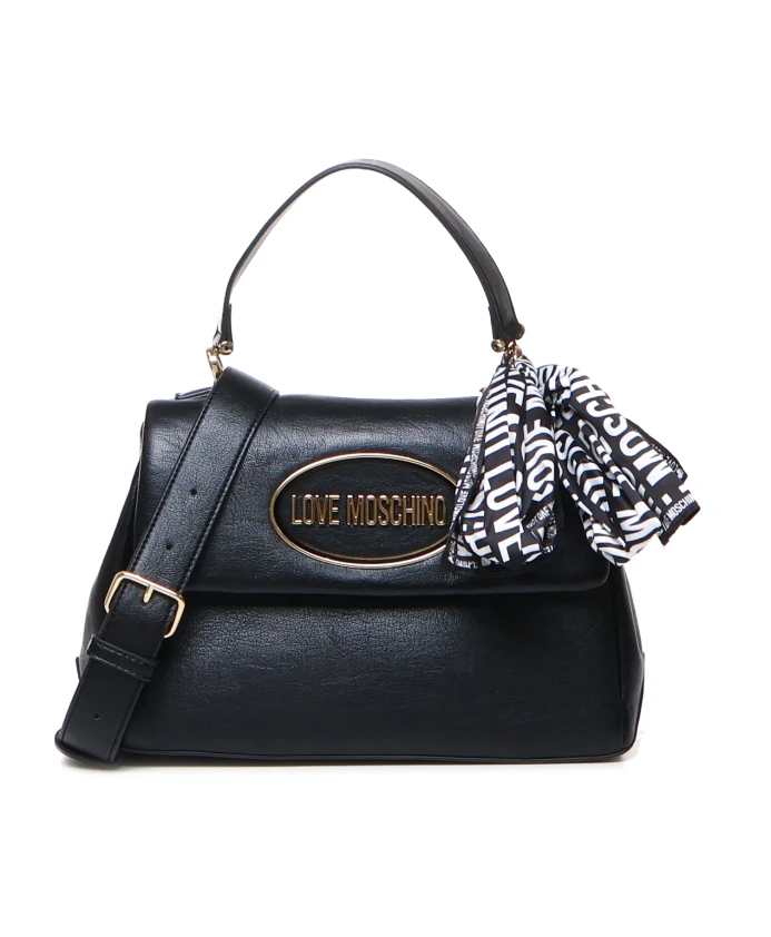 

Сумочка с декоративным шарфом Love Moschino, черный
