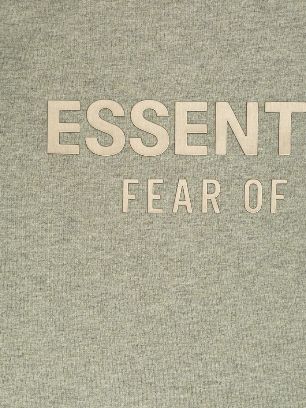 Футболка с принтом логотипа FEAR OF GOD ESSENTIALS KIDS, зеленый — фото 4