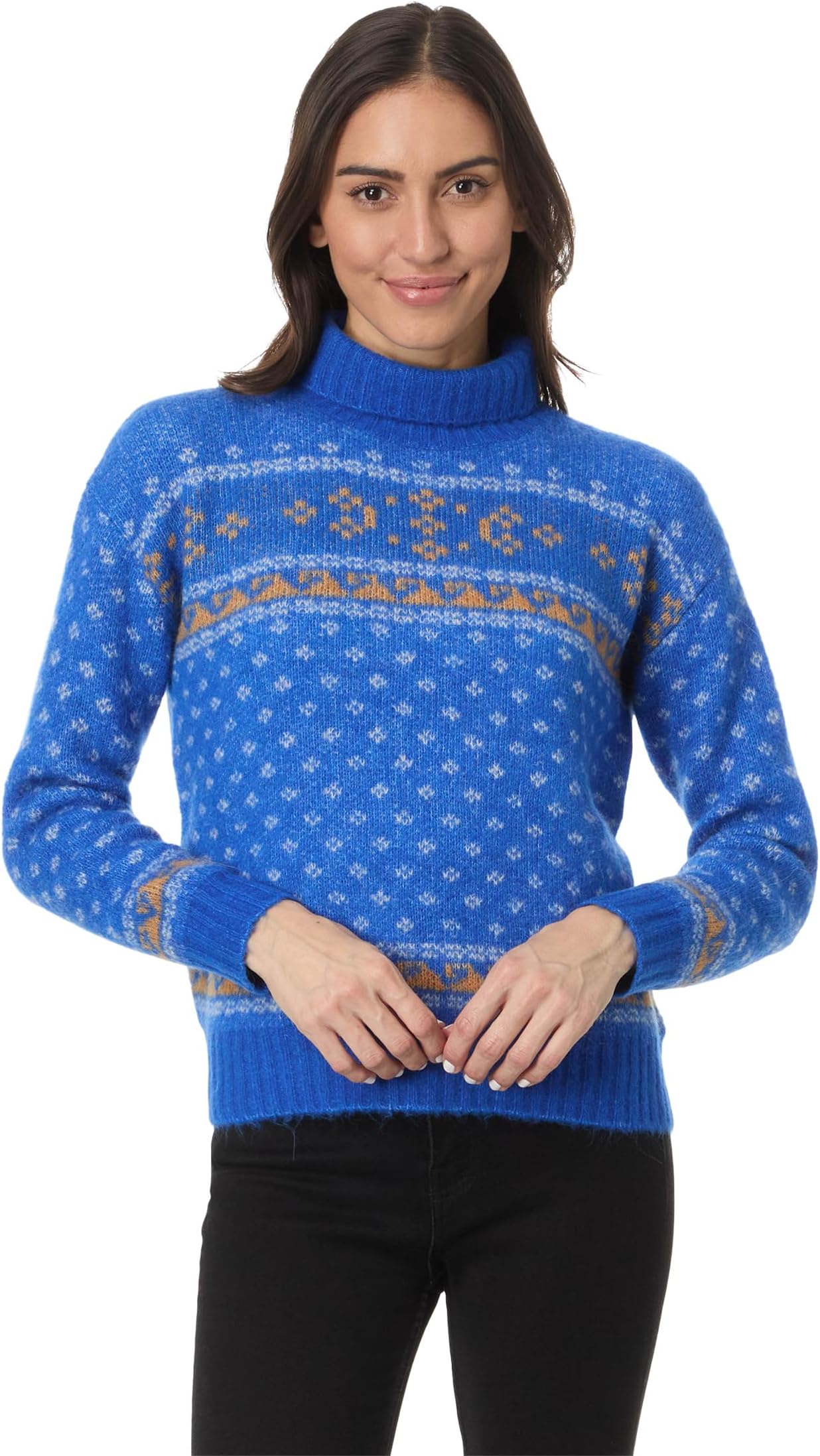 

Свитер Toad&Co Toddy T-Neck Sweater, цвет Nautical Fair Isle