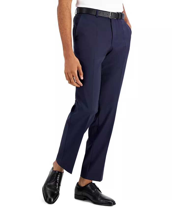 

Мужские брюки Modern-Fit из шерсти Superflex для костюма Hugo Boss, серый
