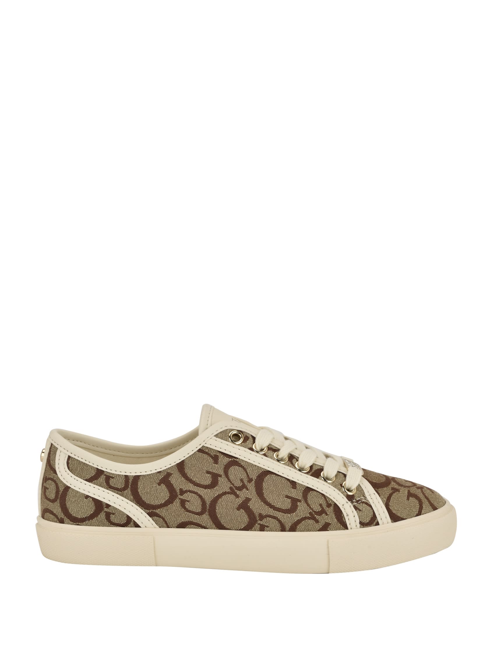 Кроссовки Melya Logo Low-Top Guess Factory, светло-коричневый — фото 2