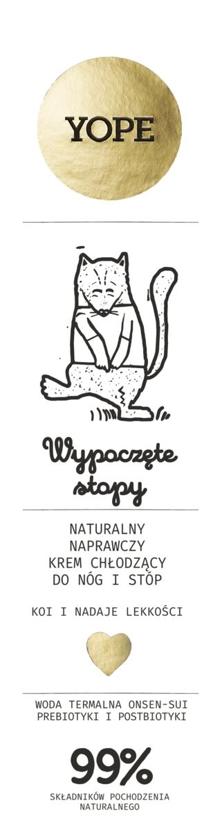 Yope Foot, Натуральный восстанавливающий охлаждающий крем для ног и ступней, 75 мл — фото 4