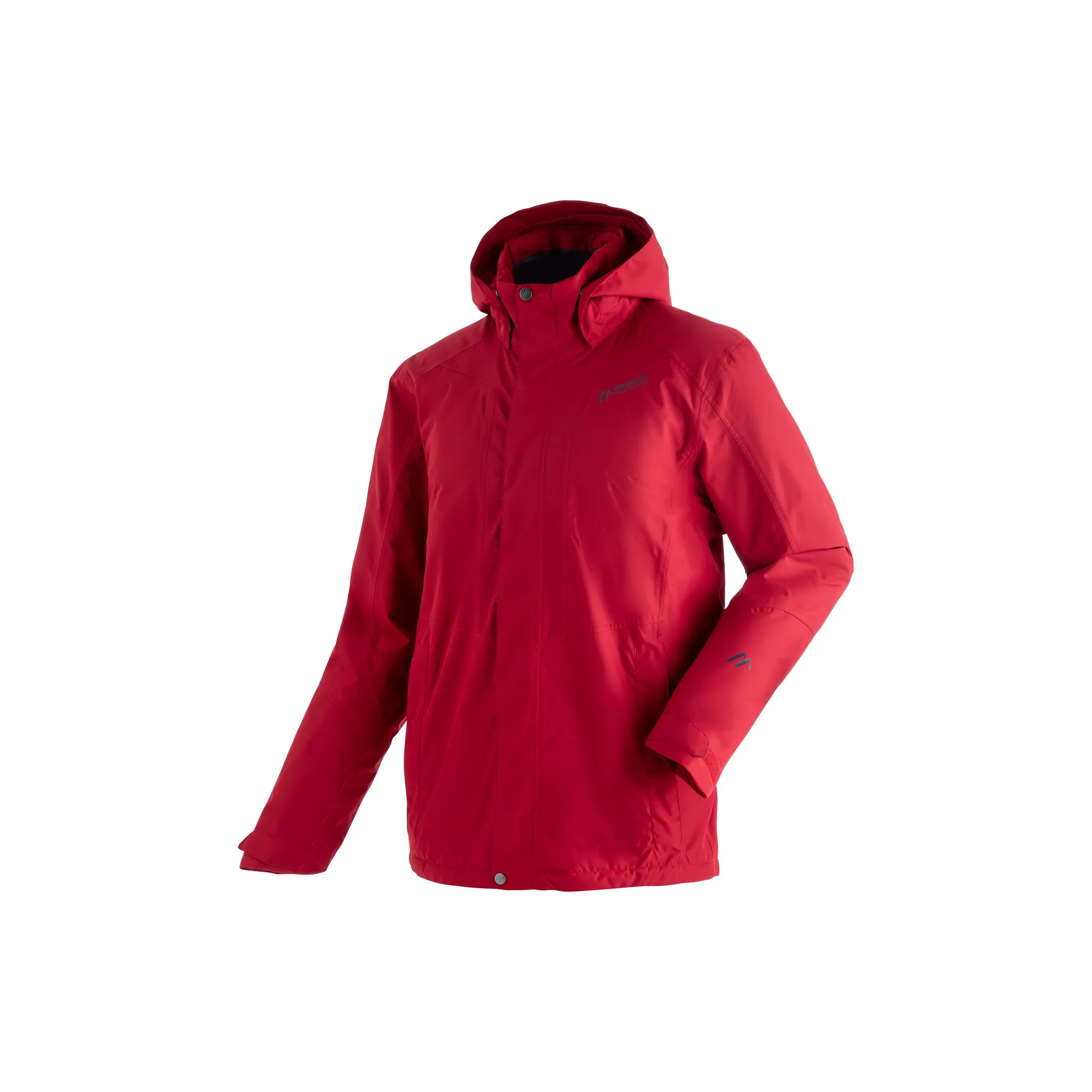 

Функциональная куртка Maier Sports "Metor Therm M", утепленная, водонепроницаемая, дышащая, с рюкзаком, красный