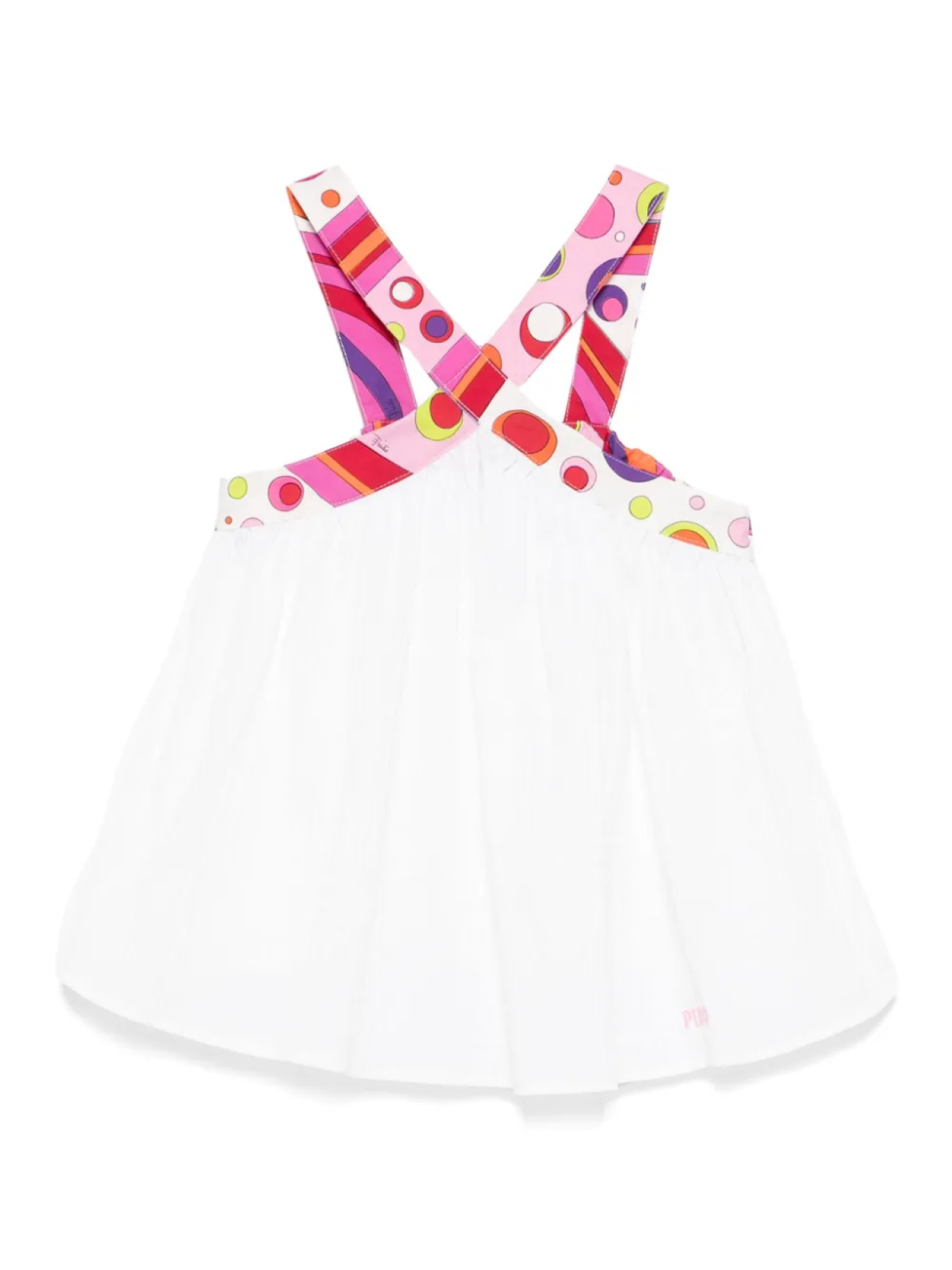 

Топ из сирсакера PUCCI Junior, белый