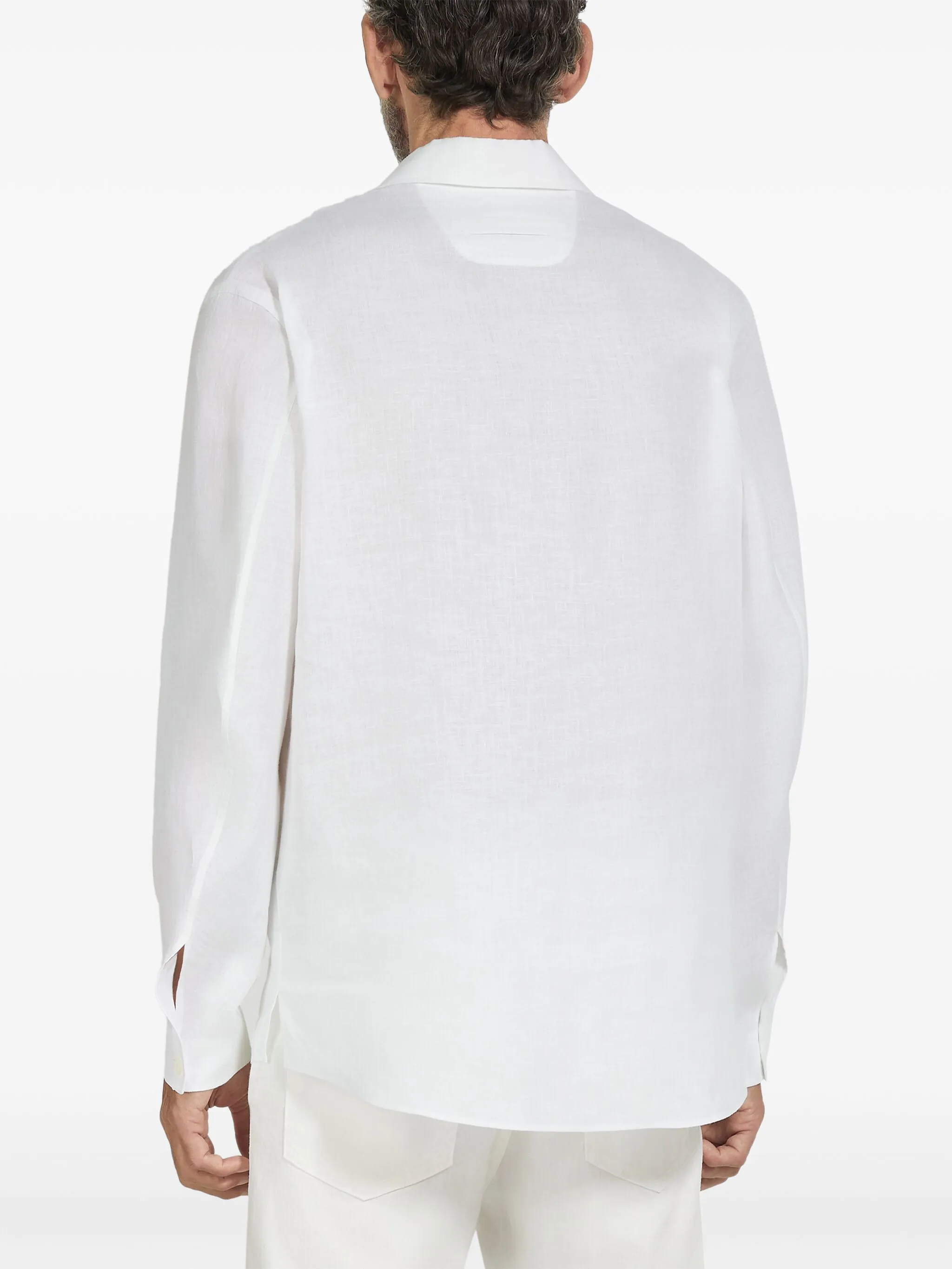 

Рубашка поло Oasi Lino Zegna, белый