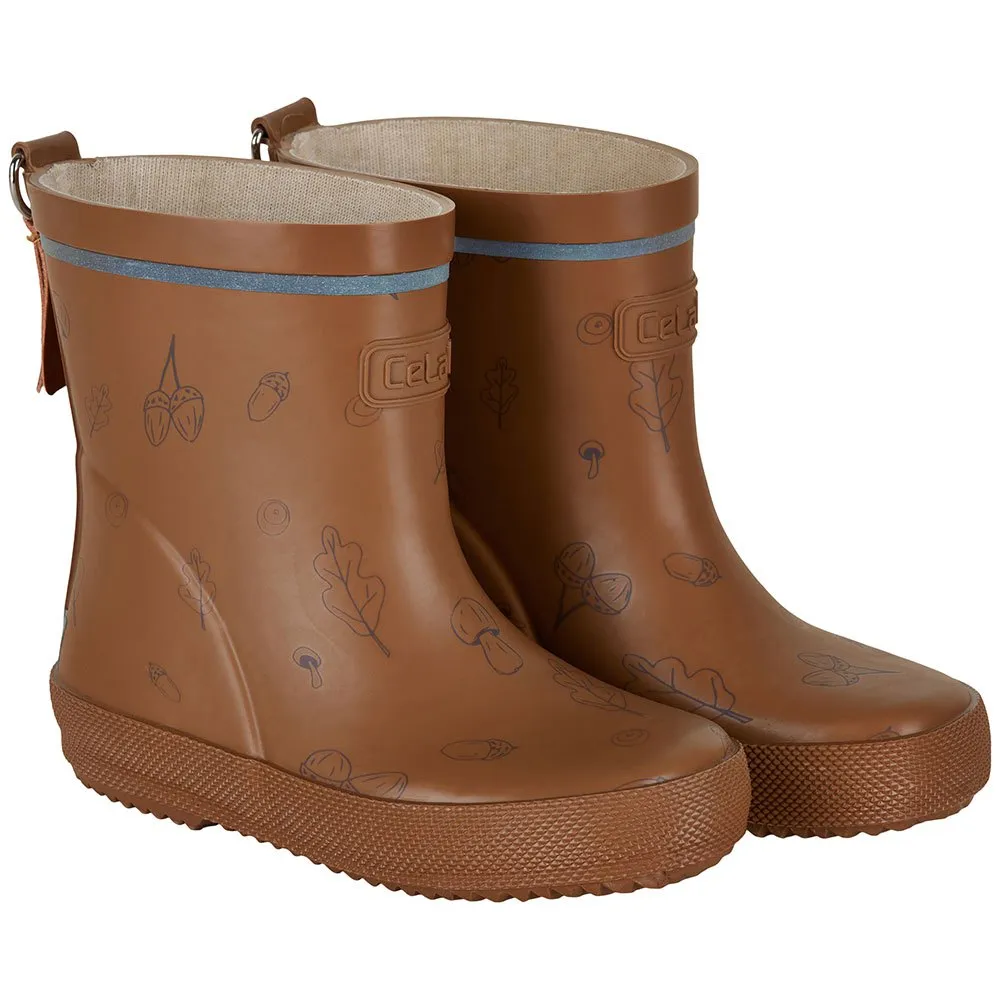 

Ботинки Celavi Basic Wellies Aop, коричневый