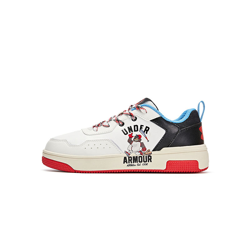 

Under Armour Низкие детские скейтбординг кроссовки white/black kids