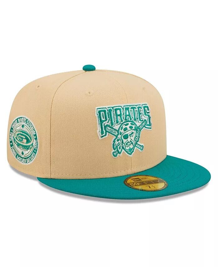 

Мужская приталенная шляпа Natural, бирюзового цвета Pittsburgh Pirates Mango Forest 59FIFTY New Era