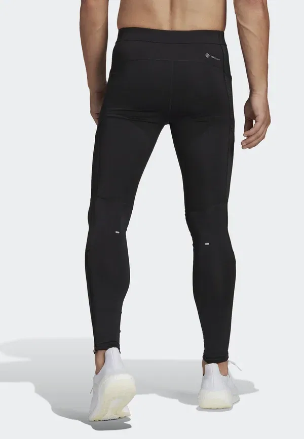 Трикотажные леггинсы для бега Adidas Performance, черный — фото 2