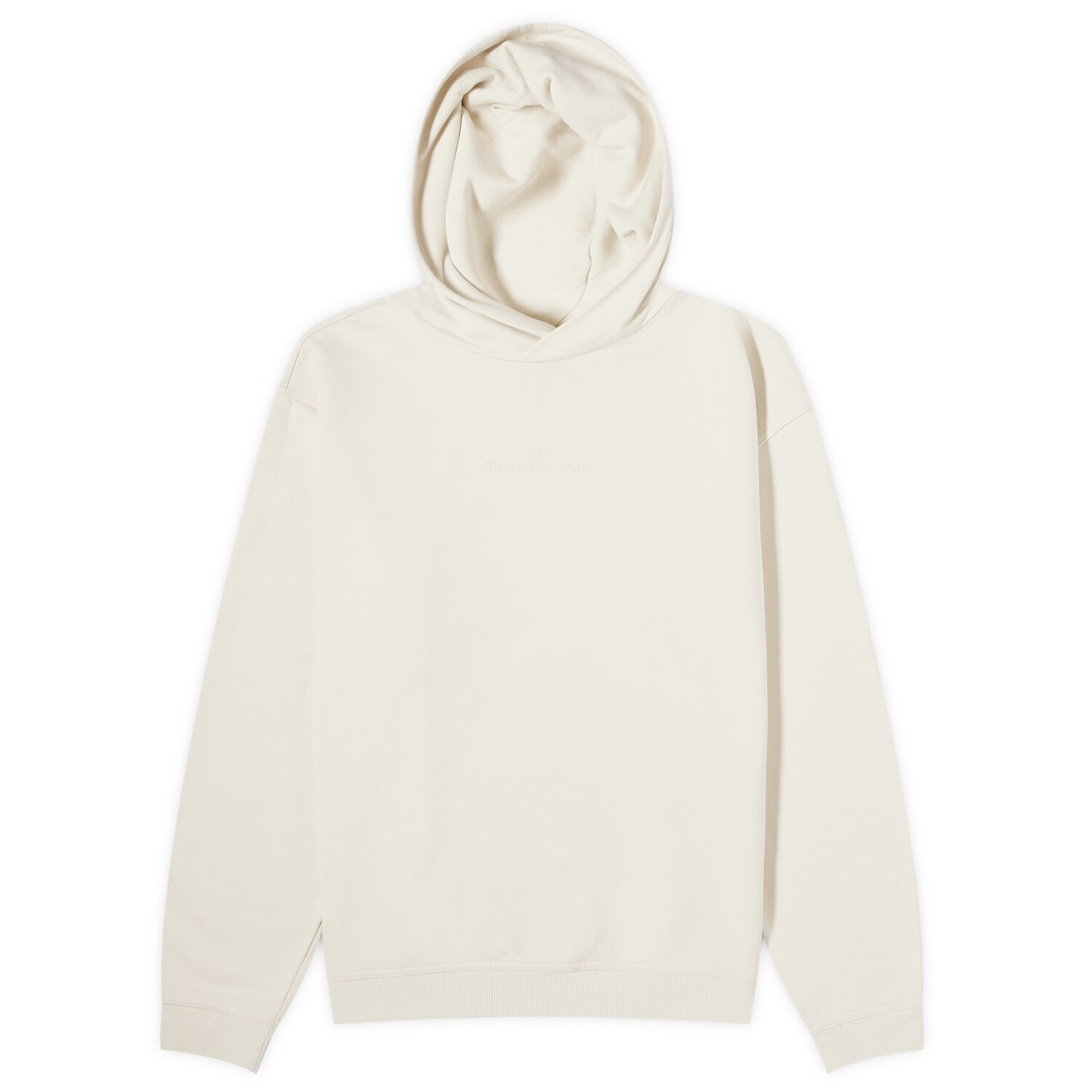 

Худи Maison Margiela Upside Down Logo Hoodie, экрю