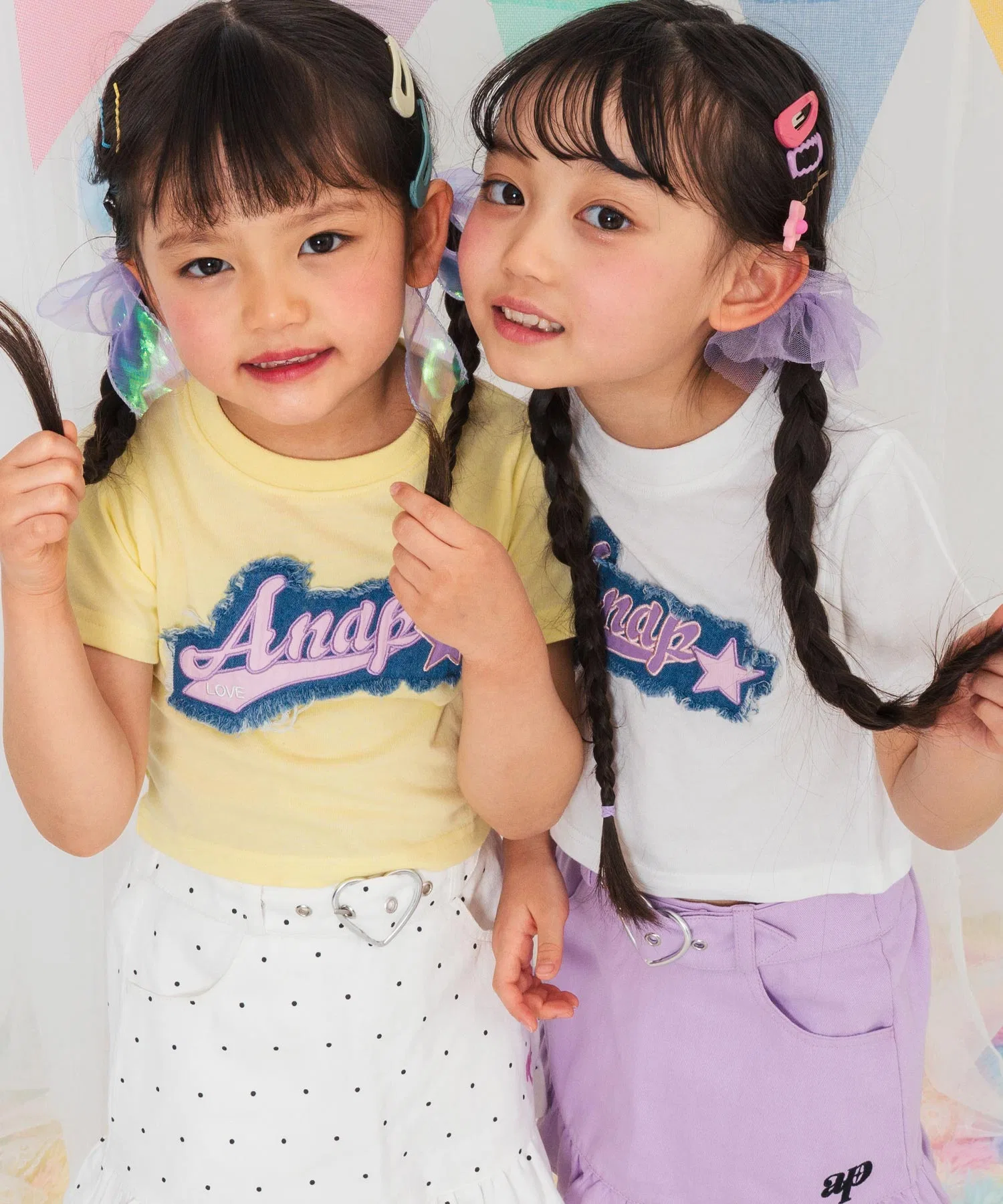 Детская футболка ANAP kids с нашивкой из денима — фото 3