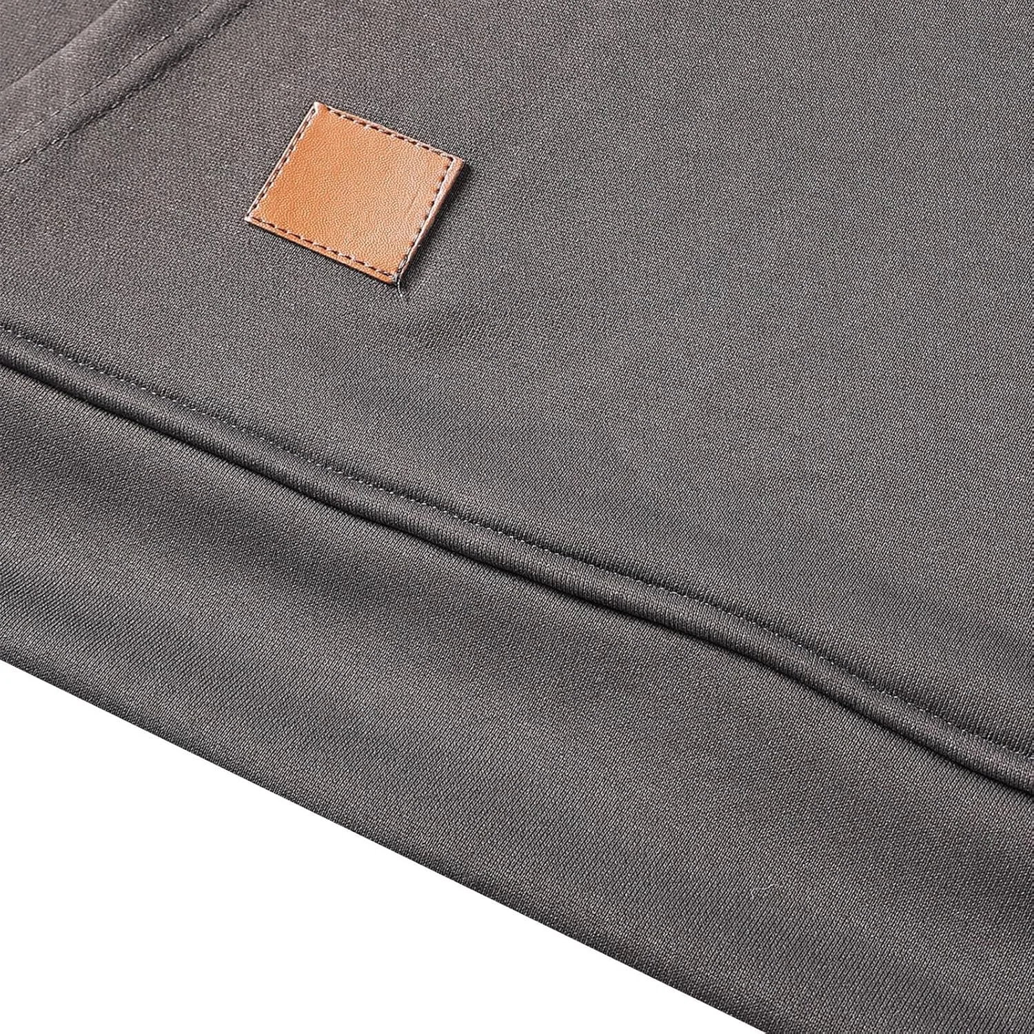 Толстовка с капюшоном Big and Tall, quarter zip, тактическая, свободного кроя — фото 4