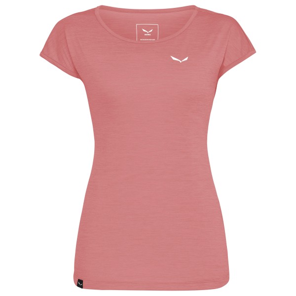 

Женская футболка puez melange dry s/s - t-shirt Salewa, розовый