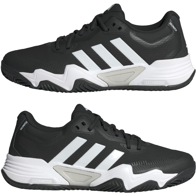 Кроссовки для тенниса в помещении, подошва, матч-контроль 2, грунт Adidas, мультиколор — фото 4