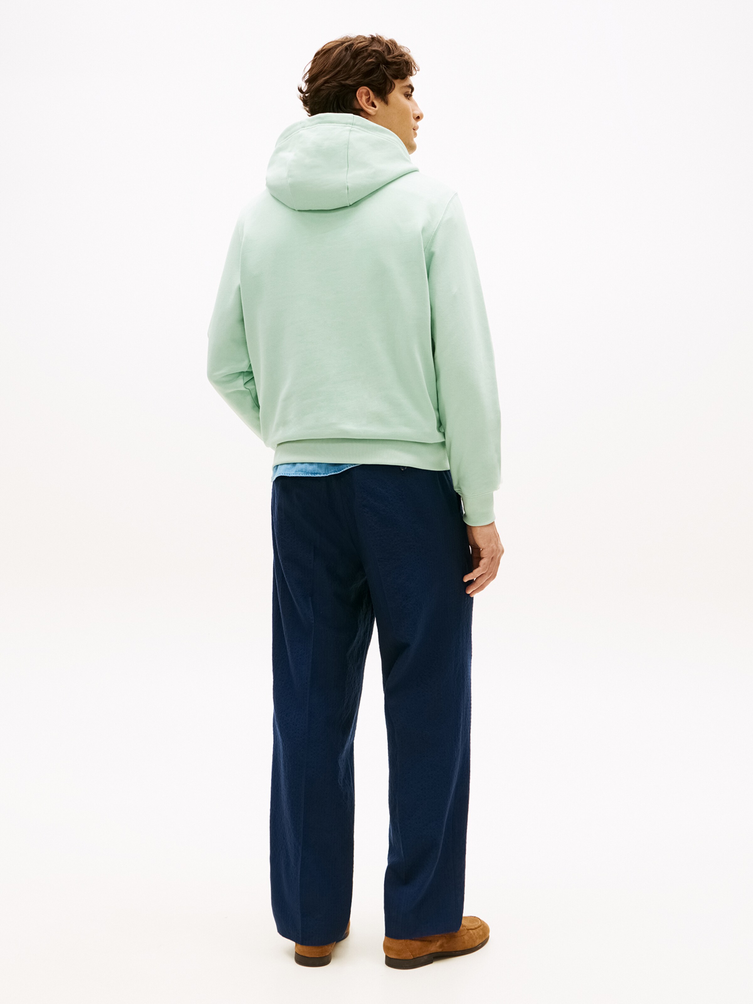 TOMMY HILFIGER Толстовка 'ESSENTIAL' в цвете Mint — фото 4