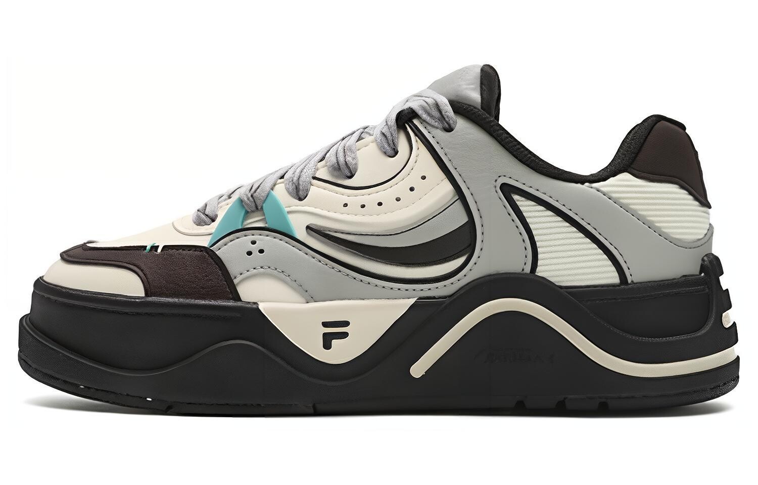 

Кроссовки FILA FUSION 50-50 Skateboarding Shoes Women's Low-top Vintage White/Gray, белый