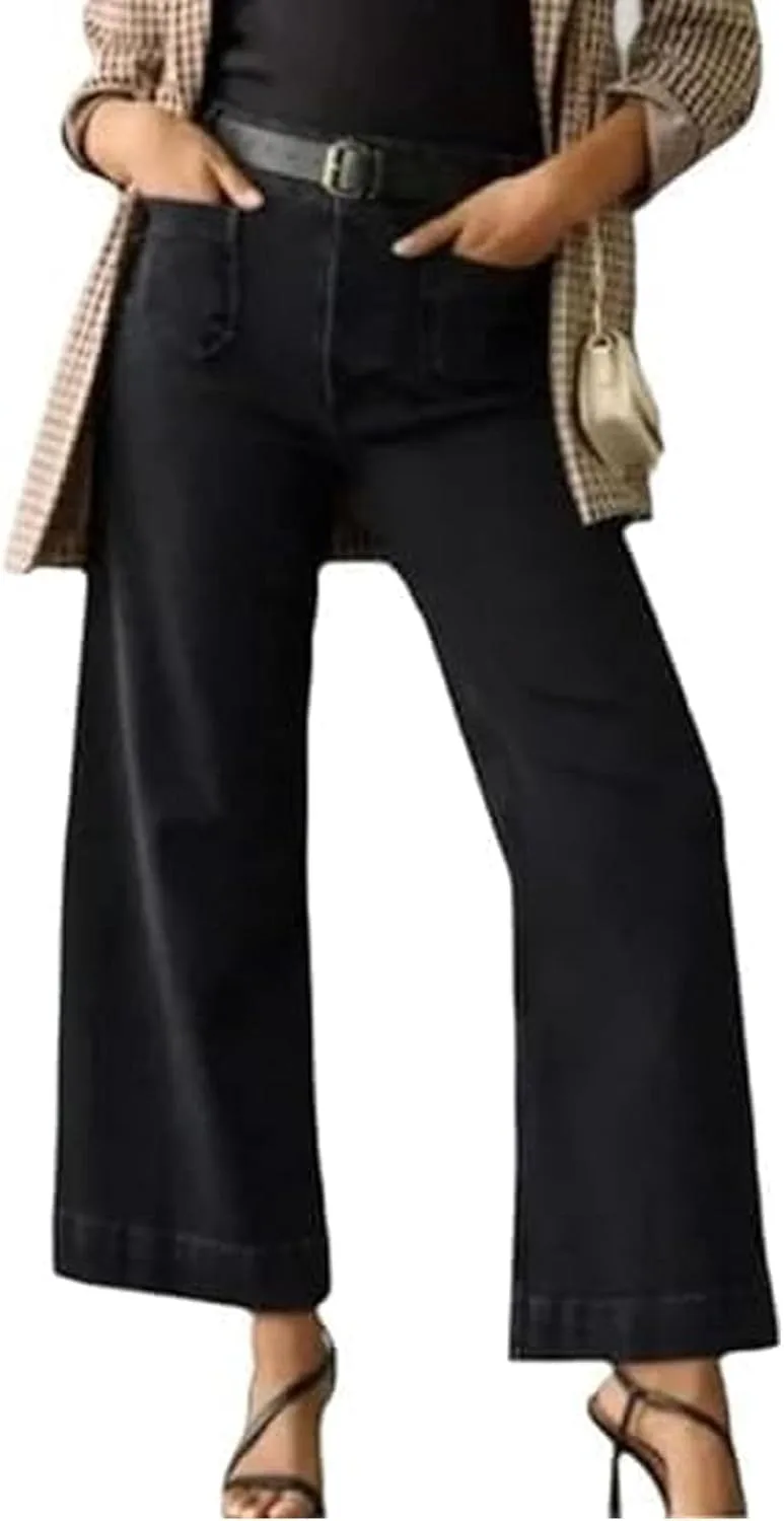 

Кроп джинсы High Waisted с эффектом контроля живота