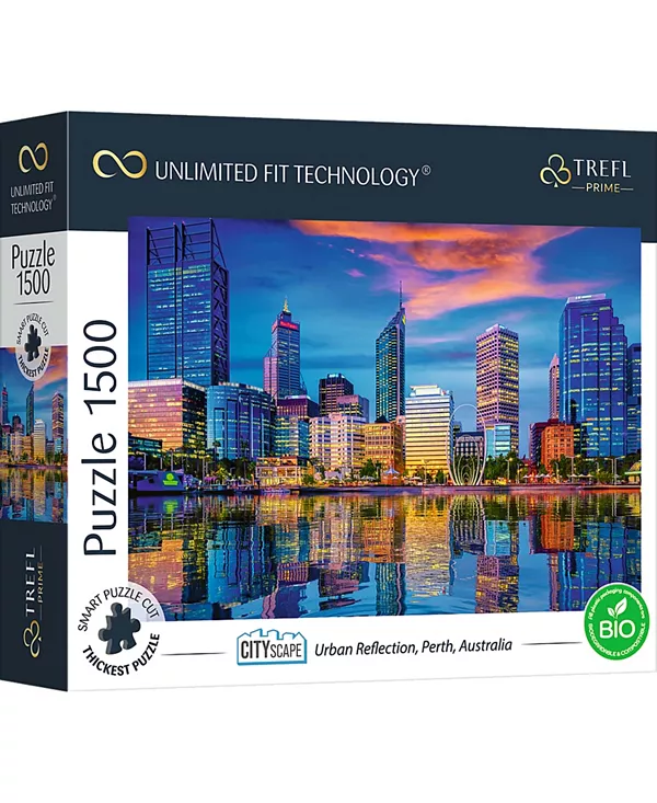 

Пазл Prime из 1500 деталей — городской пейзаж: городское отражение, Перт, Австралия Trefl, multi-color