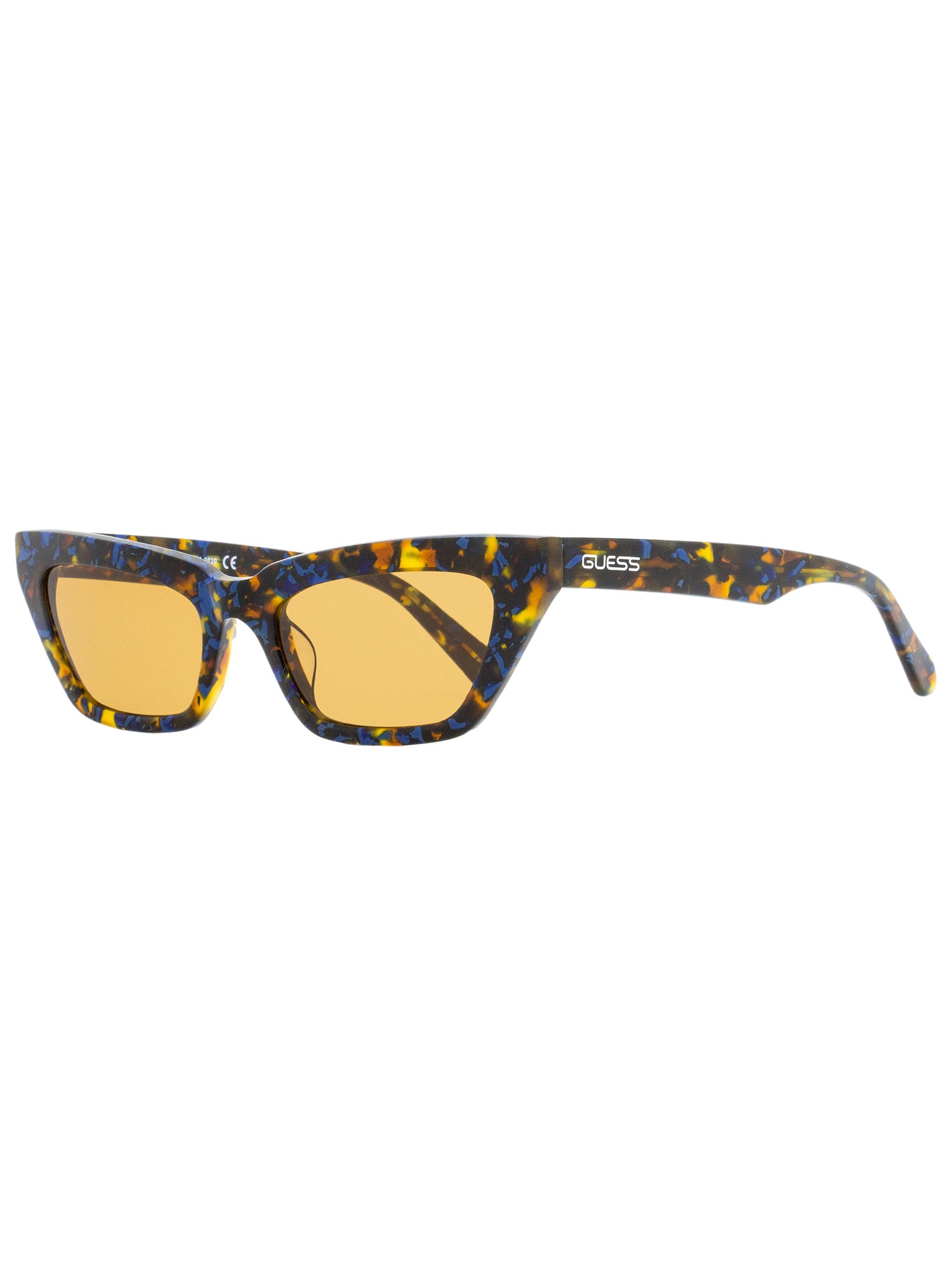 

Guess женские солнцезащитные очки J Balvin GU8226 55E цветные гавана 52 мм