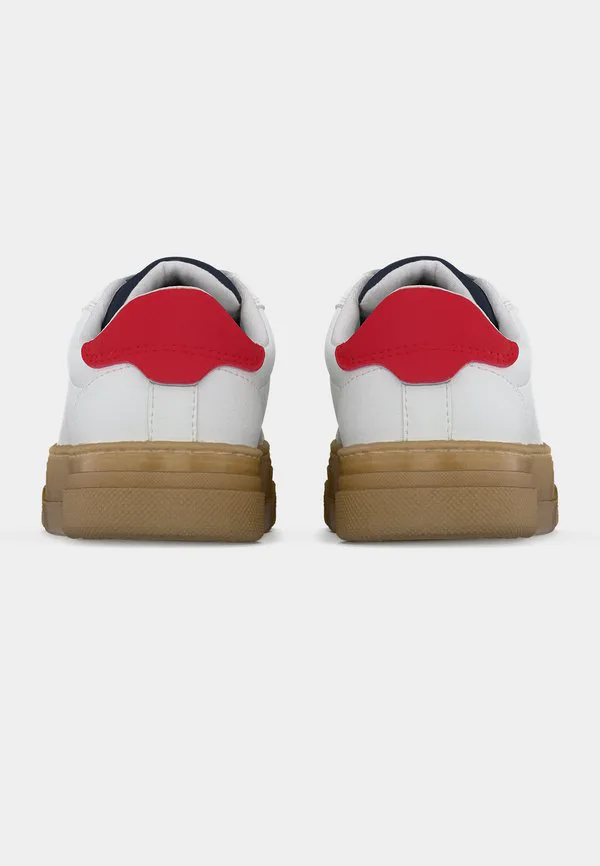 Нефритовые кроссовки унисекс Tommy Hilfiger, White/Blue/Red — фото 4