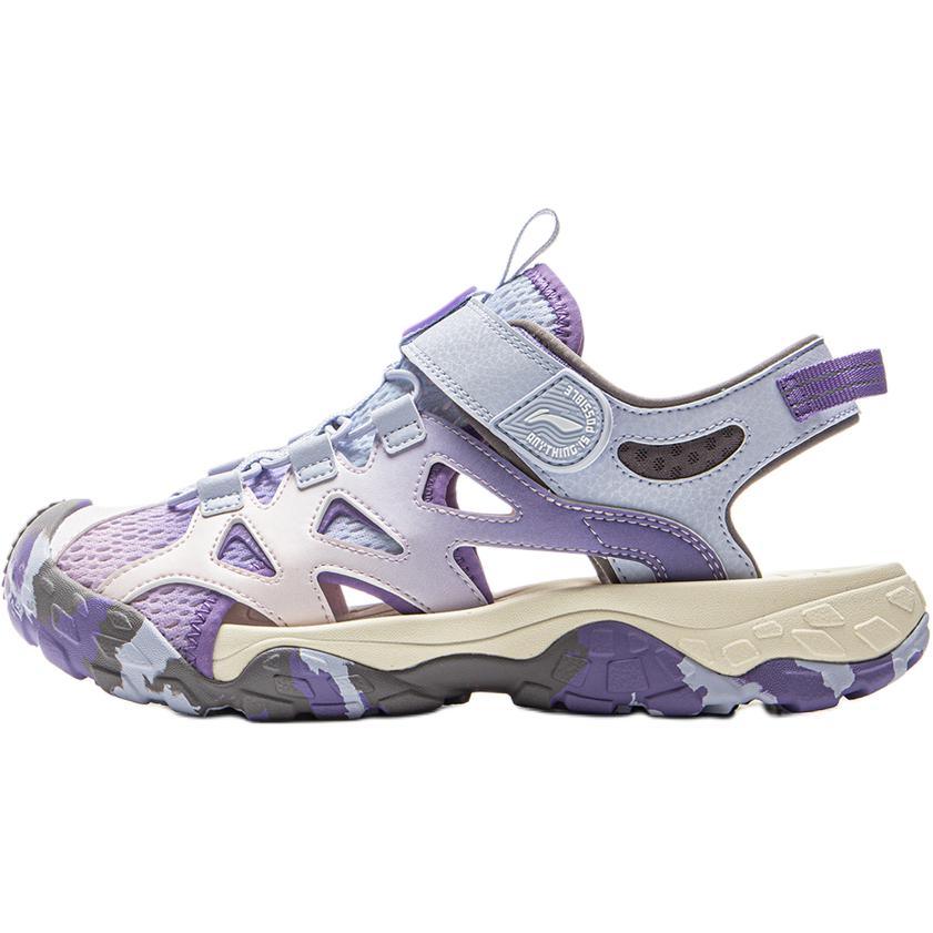 

LINING YOUNG Детские сандалии с низким верхом, противоскользящие, износостойкие, фиолетовые