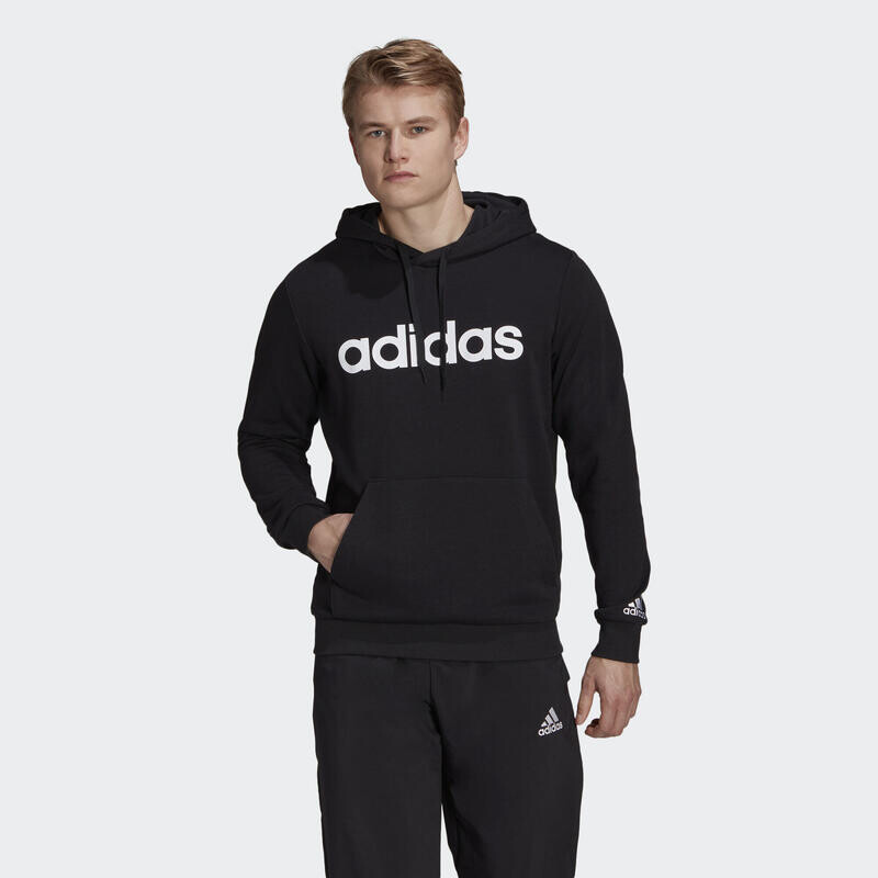 

Толстовка с линейным логотипом Essentials French Terry ADIDAS, цвет blanco