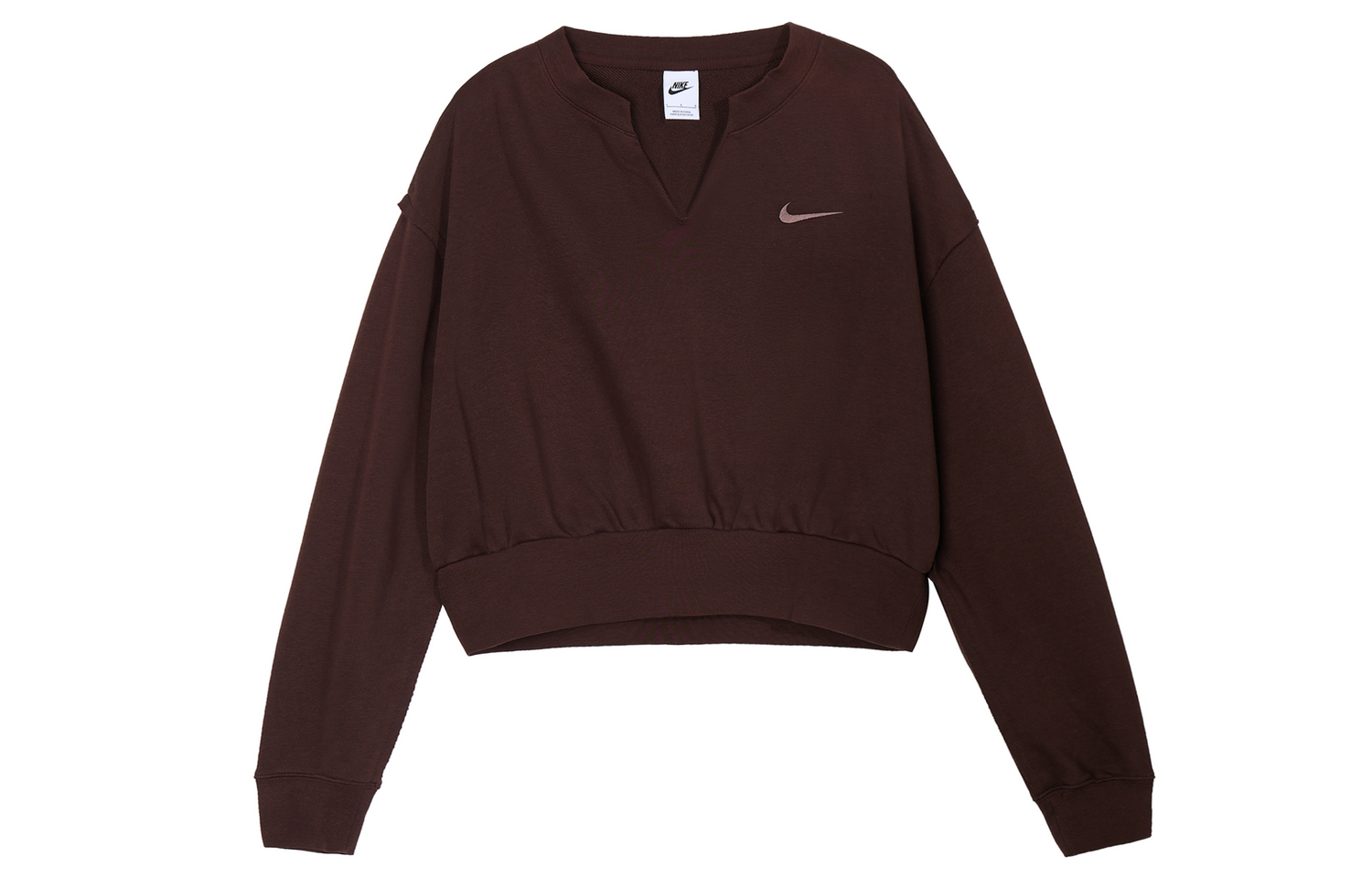 

Женская поло Earth Umber Nike, коричневый