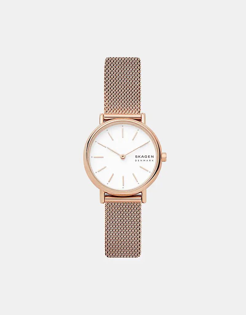 

Часы Skagen SKW2694 Signatur Slim из розового золота с сеткой