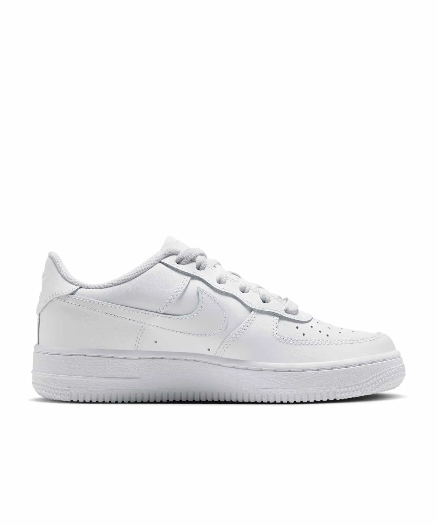 Детские кроссовки Nike Air Force 1 LE из искусственной кожи белые — фото 3