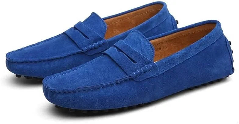 Лоферы мужские повседневные, Moccasins Blue TEDALIHAO