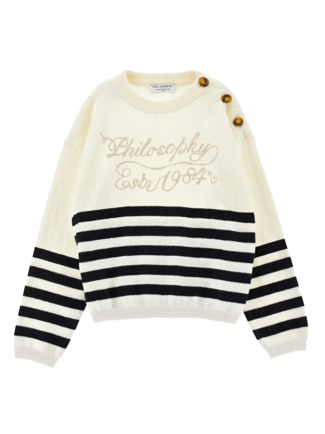 

Philosophy Di Lorenzo Serafini Kids трикотажный джемпер, белый