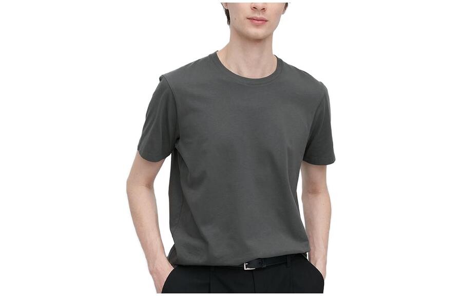 

UNIQLO Мужская футболка, цвет 07 Bluish gray