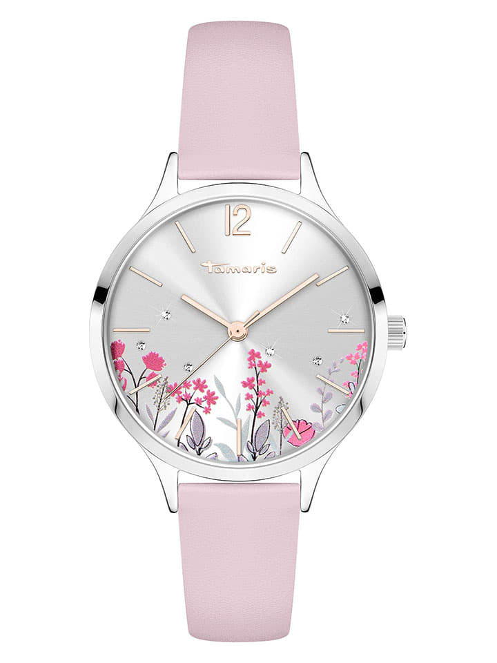 

Tamaris Кварцевые часы розово-серебристого цвета