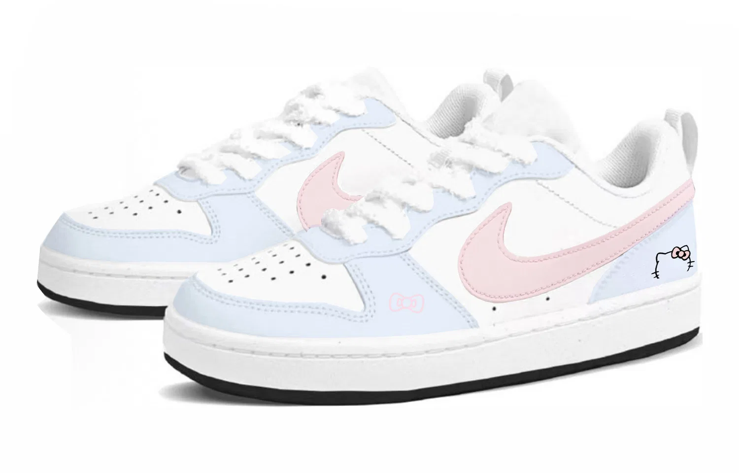 Кроссовки для скейтбординга Court Borough 2 Kids, унисекс Nike, Pink — фото 4