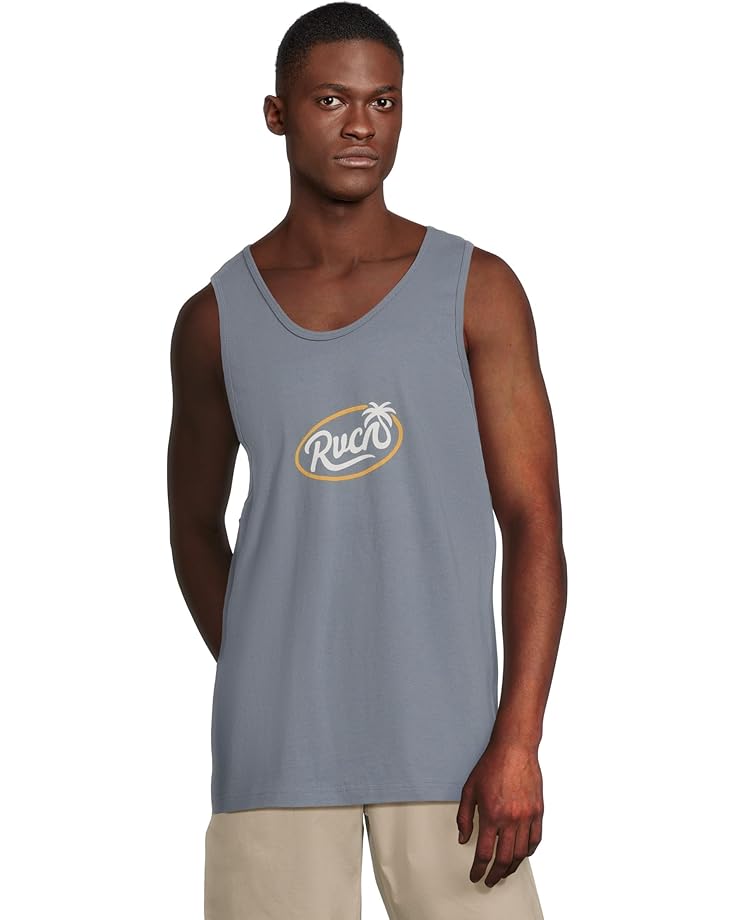 

Топ RVCA Frond Script Tank, цвет Vintage Navy