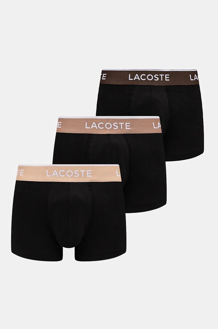 

Комплект боксеров Lacoste, 3 шт, коричневый