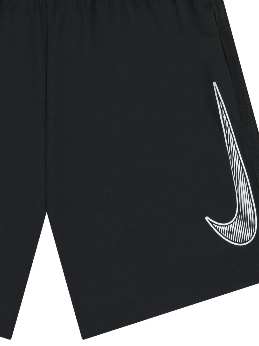 Шорты с логотипом Nike Kids, черный — фото 3