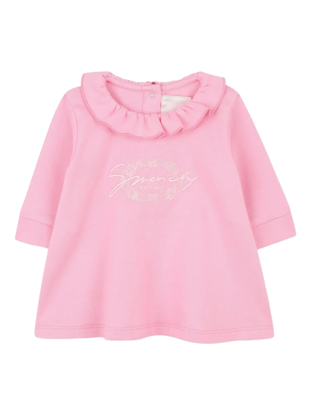 Спортивный костюм с оборками Givenchy Kids, розовый — фото 4