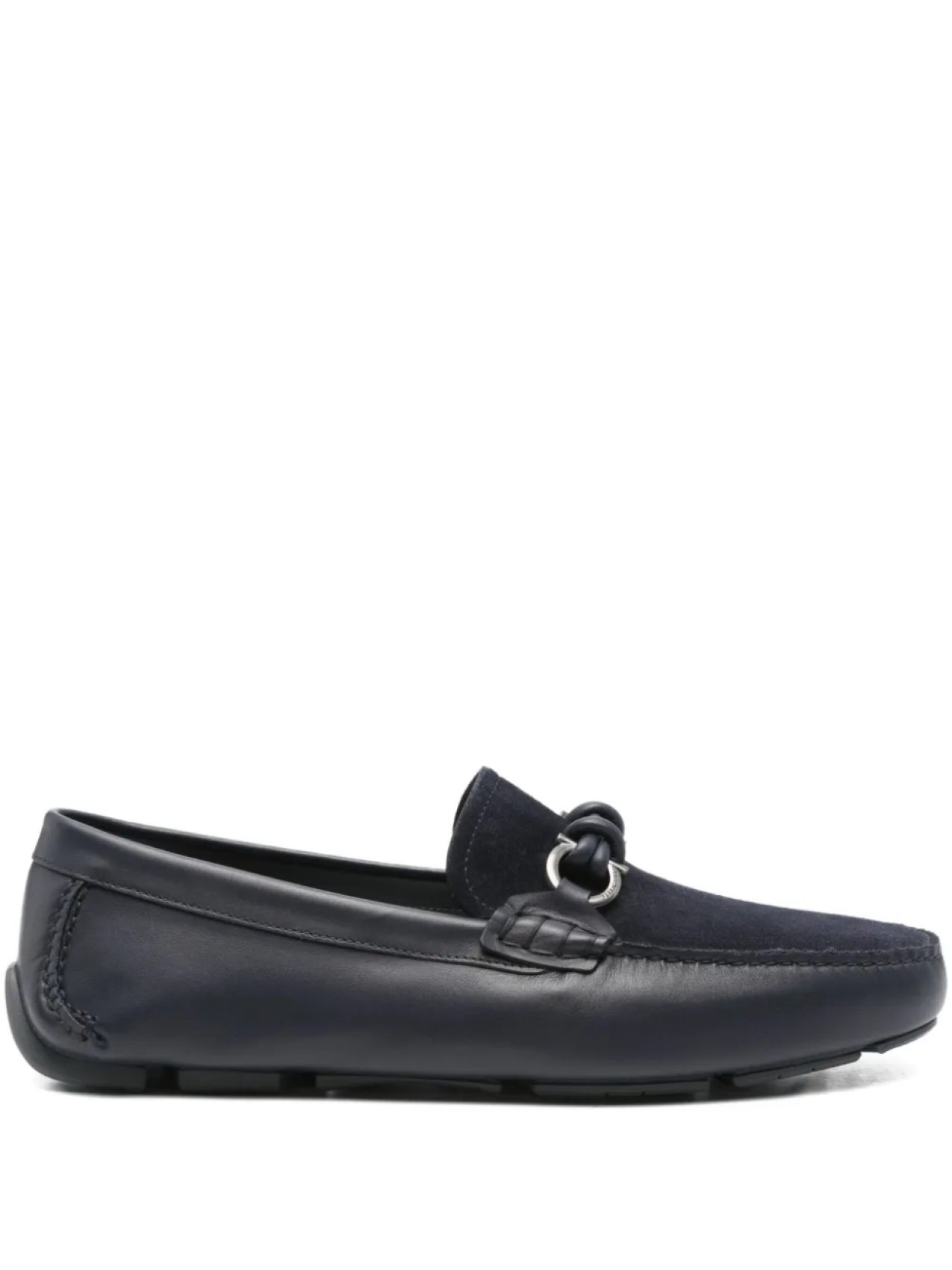 

Кожаные мокасины ганчини Ferragamo, синий