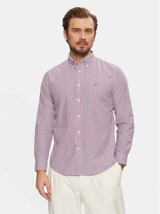 

Рубашка обычного кроя Classic MW0MW37549 Tommy Hilfiger, красный