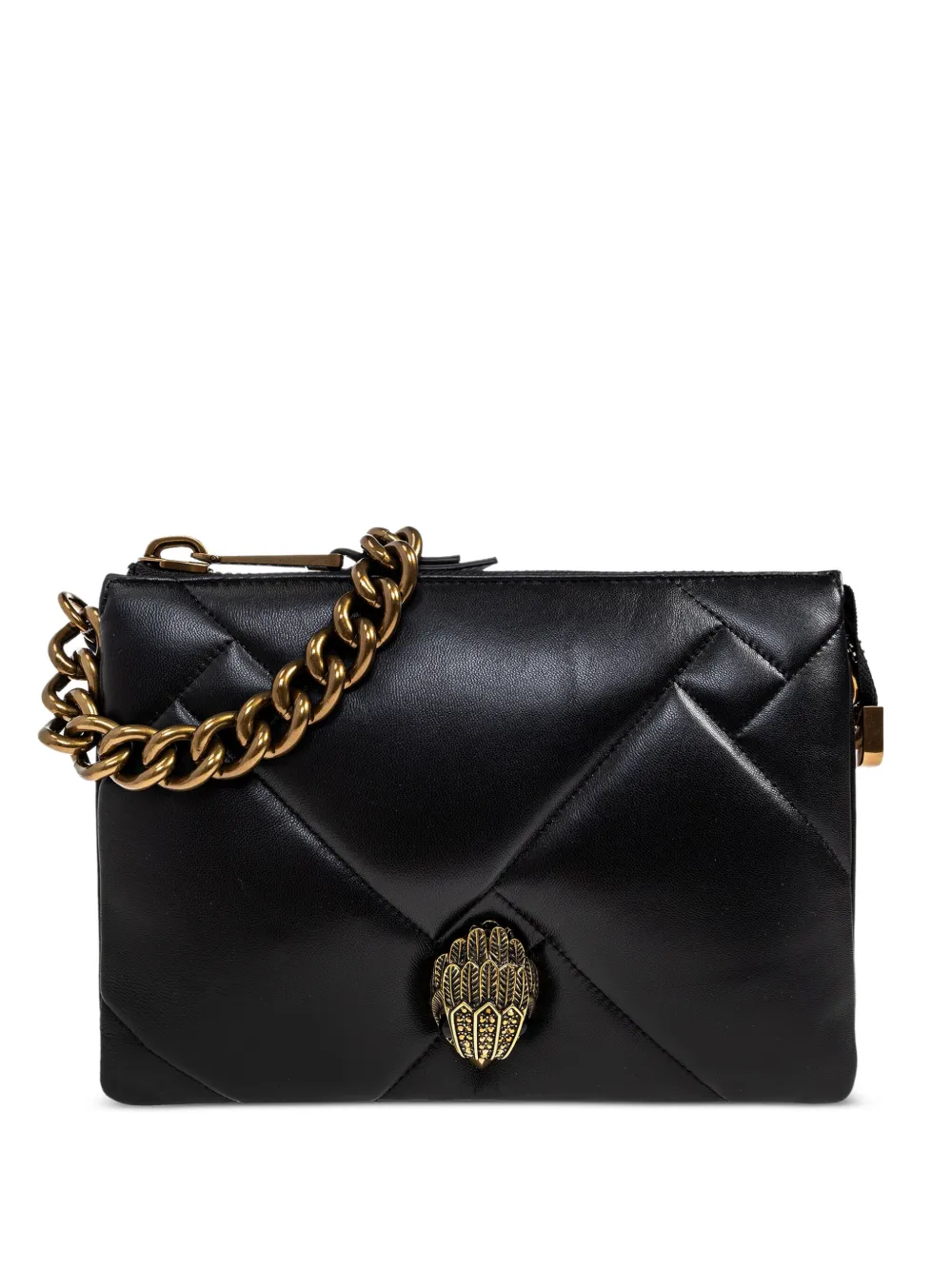 

Стеганая сумка на плечо Kensington Puff Kurt Geiger London, черный