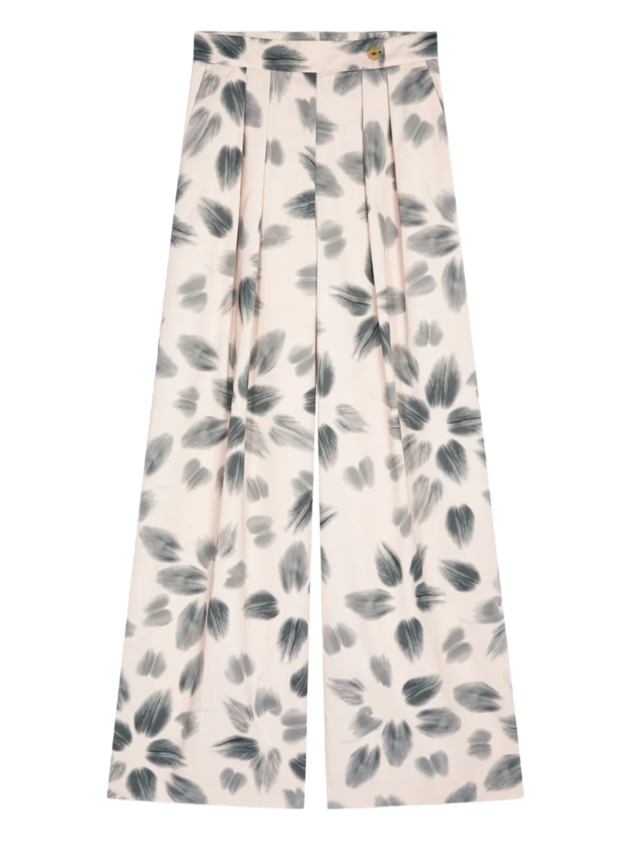 

DRIES VAN NOTEN широкие брюки со складками, нейтральный