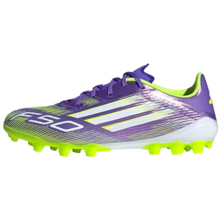 Adidas Футбольные бутсы F50 League, устойчивые к истиранию, унисекс, фиолетовые, зеленые, белые
