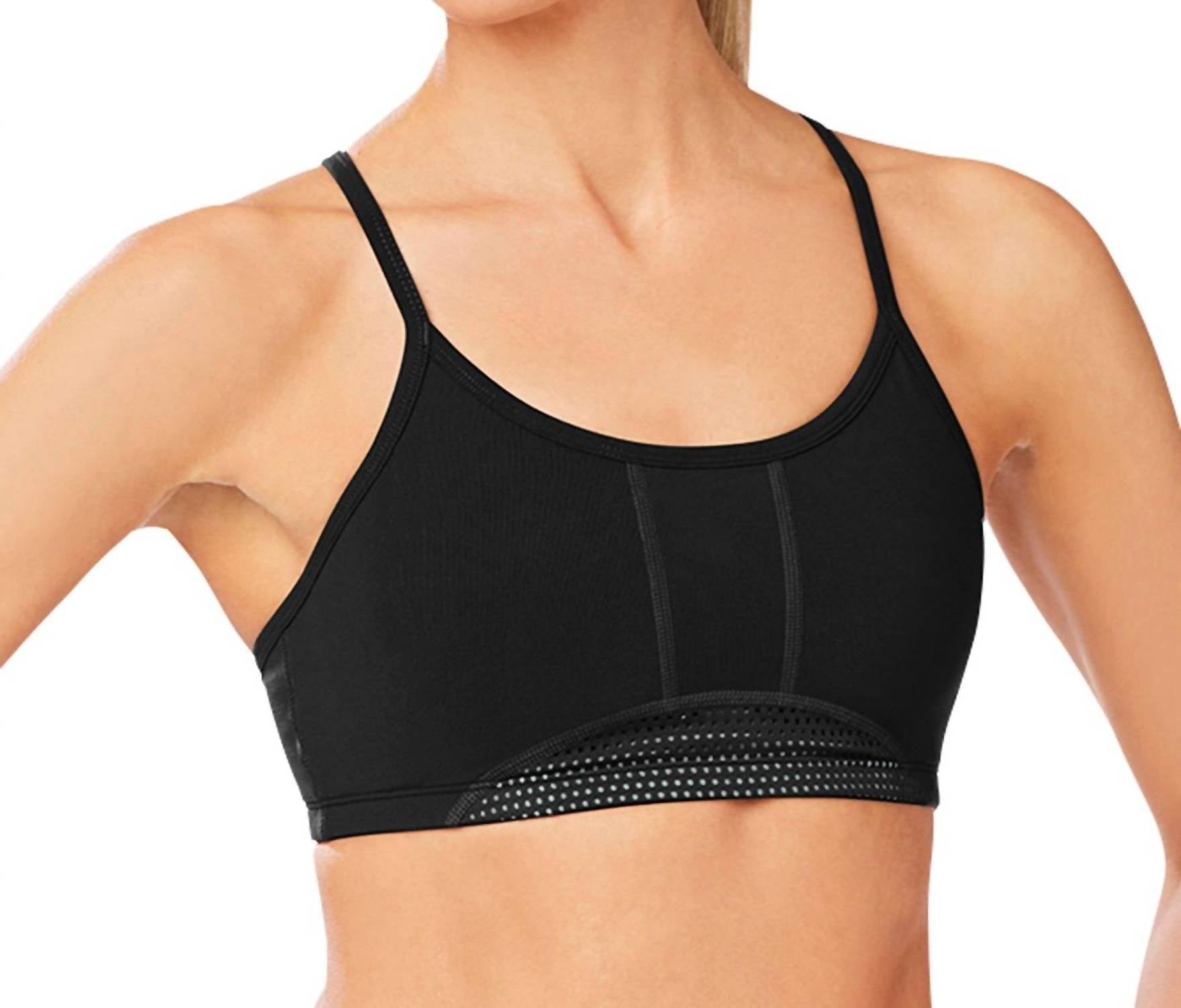 

Спортивный бюстгальтер Exceed Low Impact черного цвета Shape Active